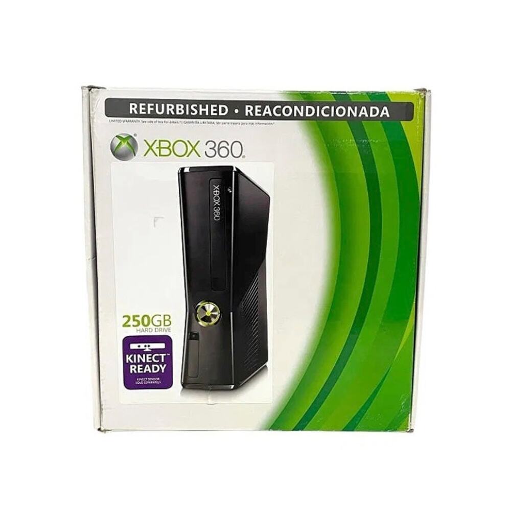 Xbox 360 Console 250GB – Refurbished, Boxed, Kinect Ready